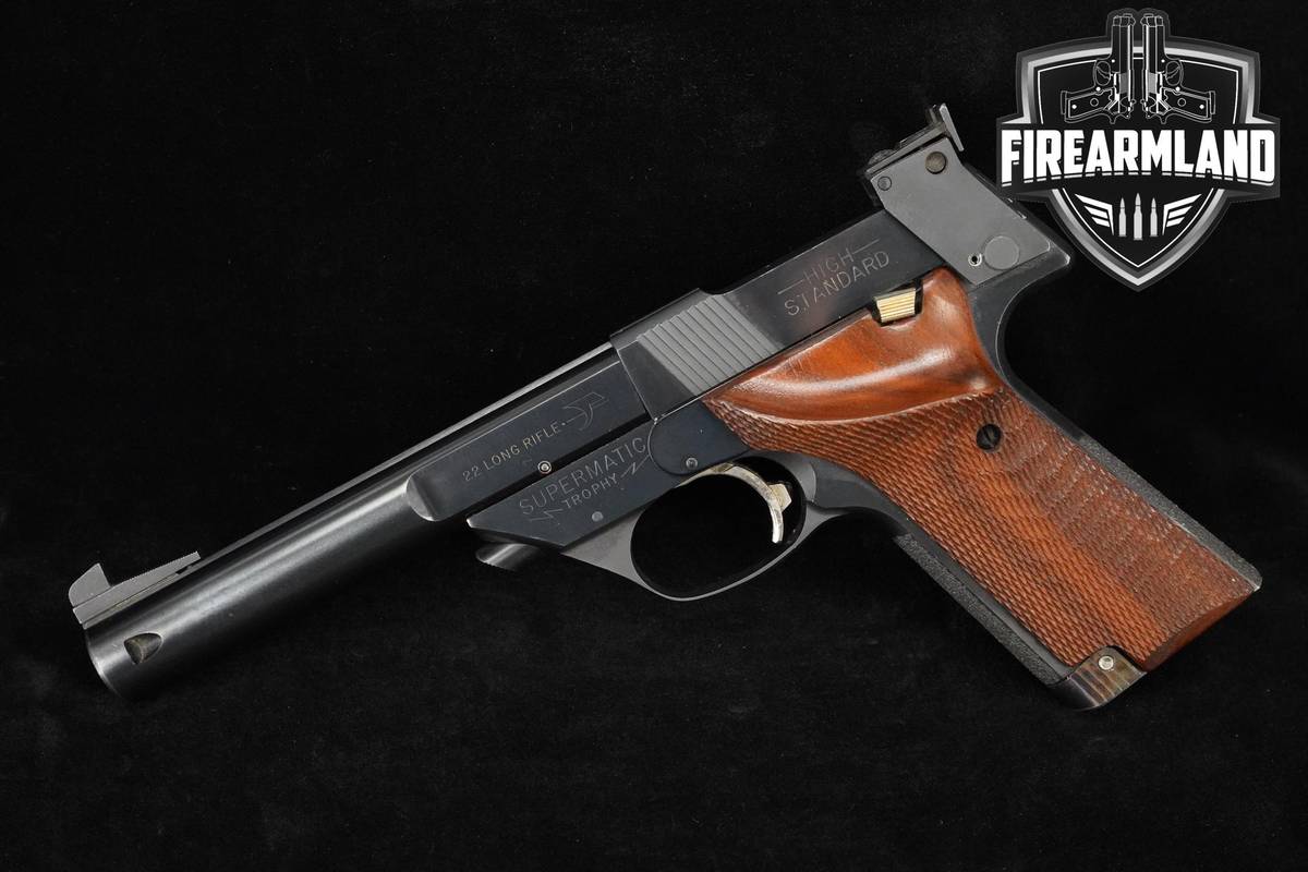 High Standard Model 107 Military Supermatic Trophy 22LR 5.5" MATCH ORIG BOX