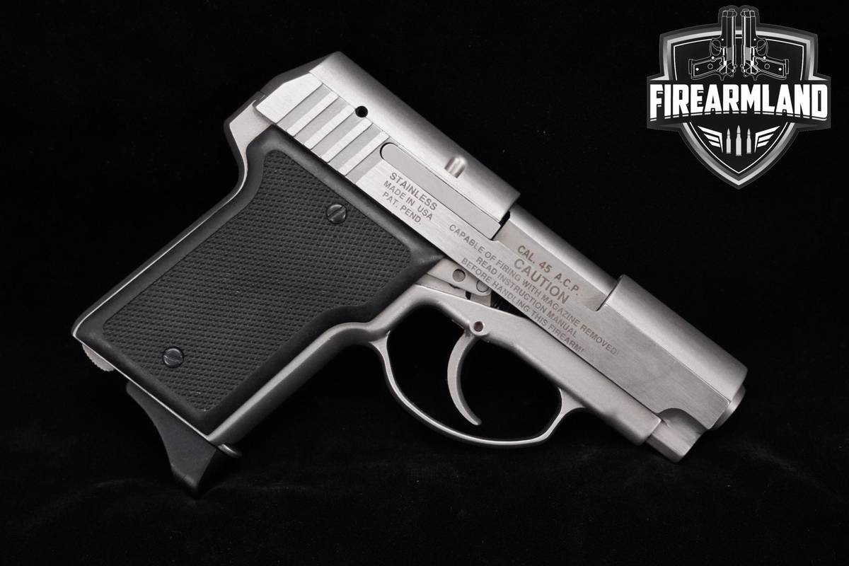AMT Back Up 45 ACP Stainless AMT Back-Up 45 AUTO +5 MAGS