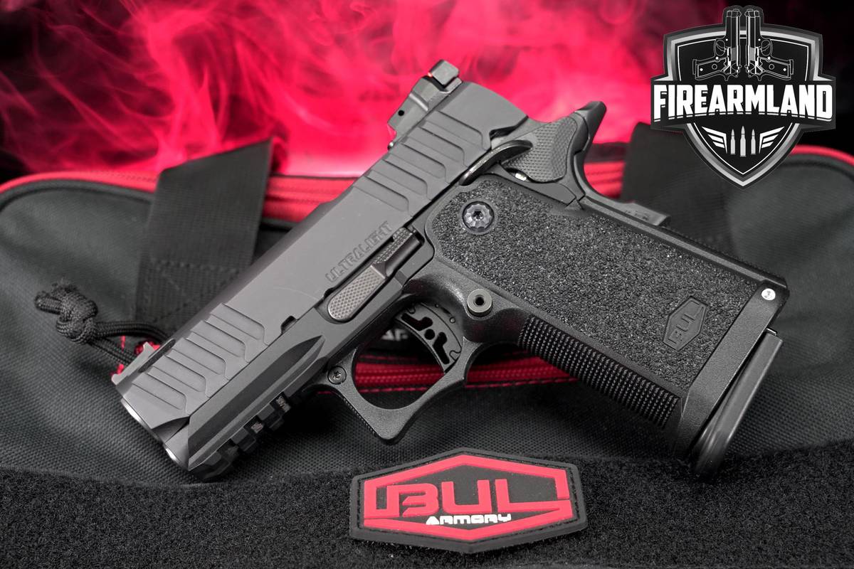 BUL Armory SAS II Ultralight 9mm 1911 2011 3.25" +3 MAGS & ORIG CASE