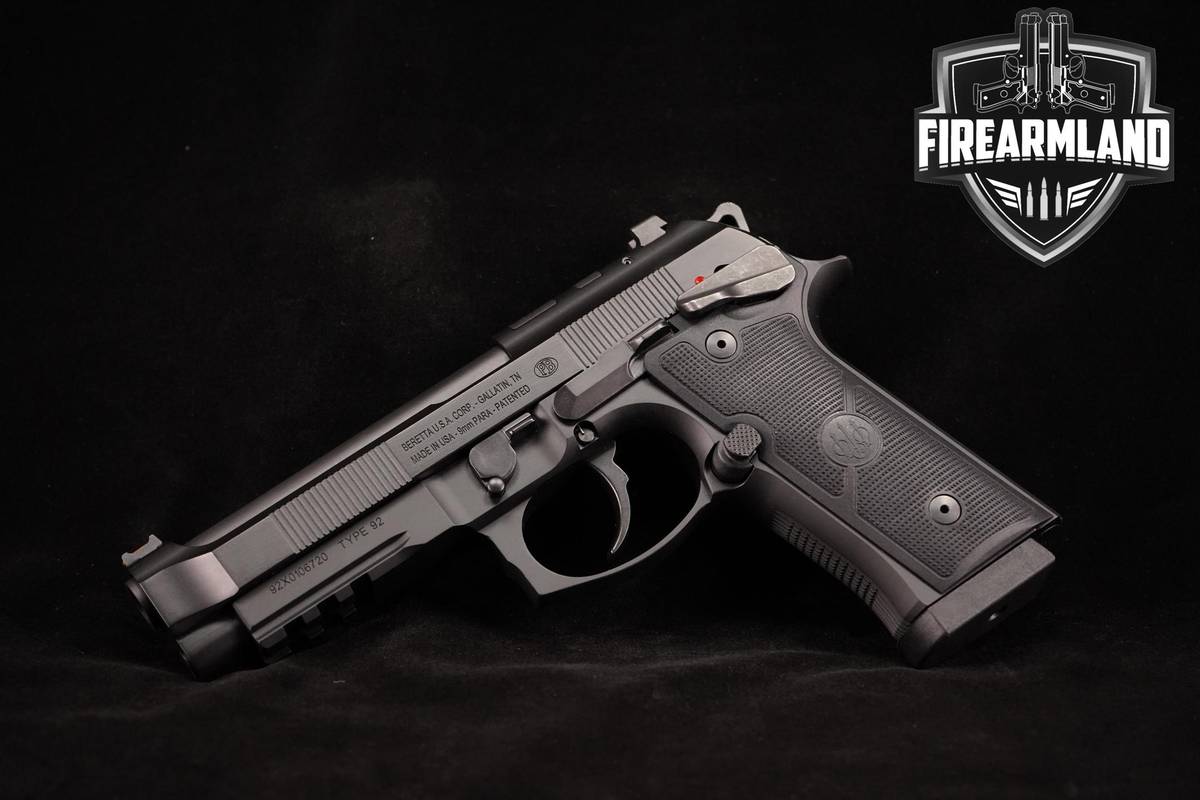 Beretta 92GTS 9mm 4.7" Black Bruniton 92 GTS +2 MAGS & ORIG CASE