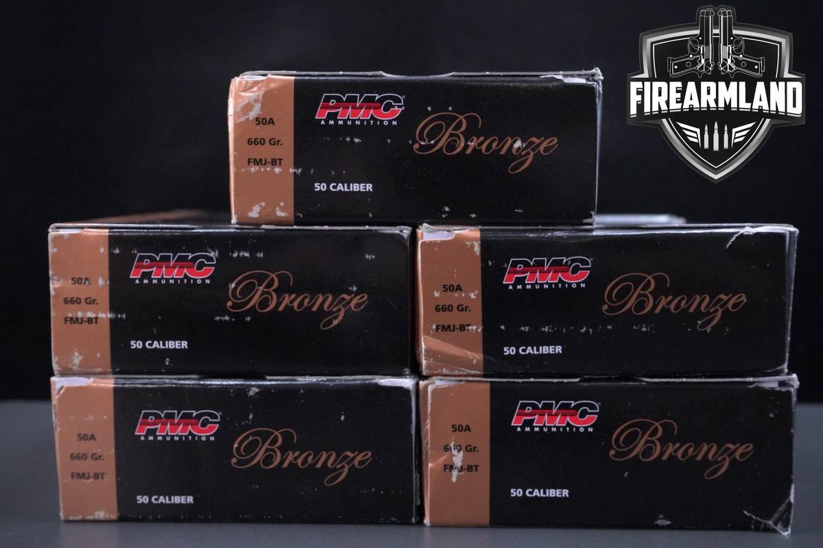 50 BMG Ammo 50-BMG Ammunition 50 ROUNDS