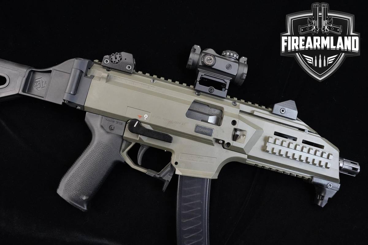 CZ Scorpion EVO 3 S1 9mm OD Green CZ-Scorpion EVO-3 S1 EVO3 +5 MAGS & OPTIC