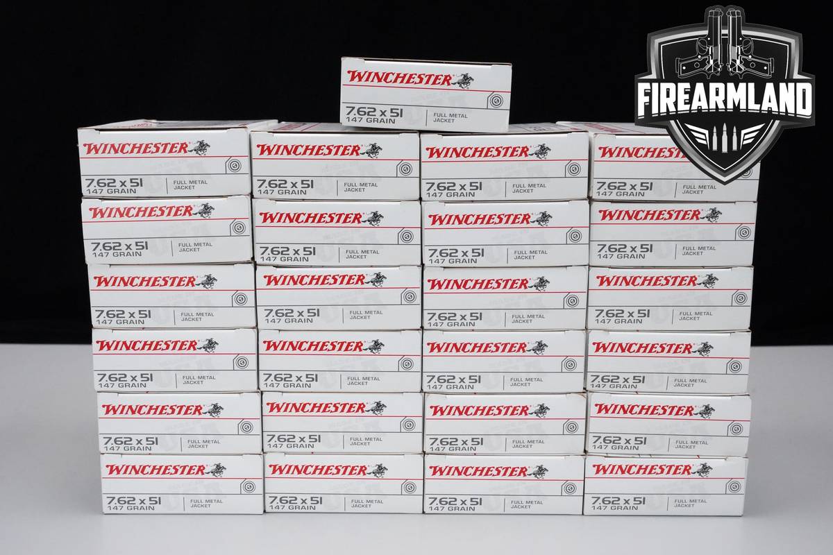 WINCHESTER 7.62 NATO Ammo .308 762x51 500 ROUNDS
