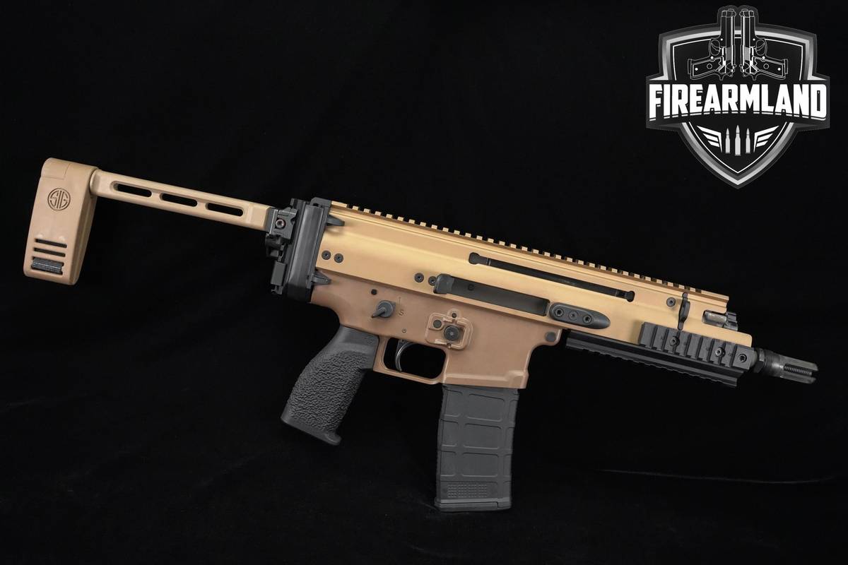 COMAPCT FN America SCAR 15P VPR NRCH 5.56 NATO 7.5" FDE 15-P +ORIG CASE