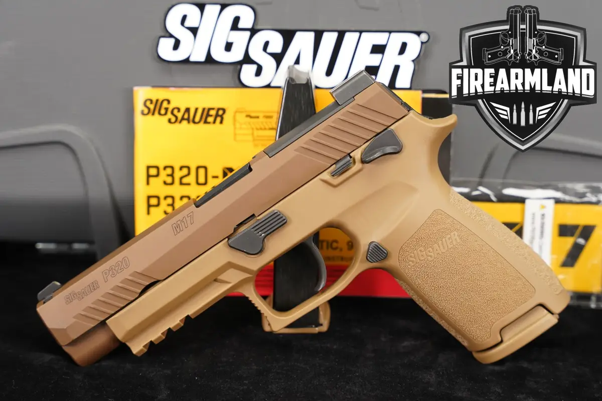Sig Sauer P320 M17 9mm Optics-Ready Coyote P 320 M 17 +2 MAGS, ORIG CASE