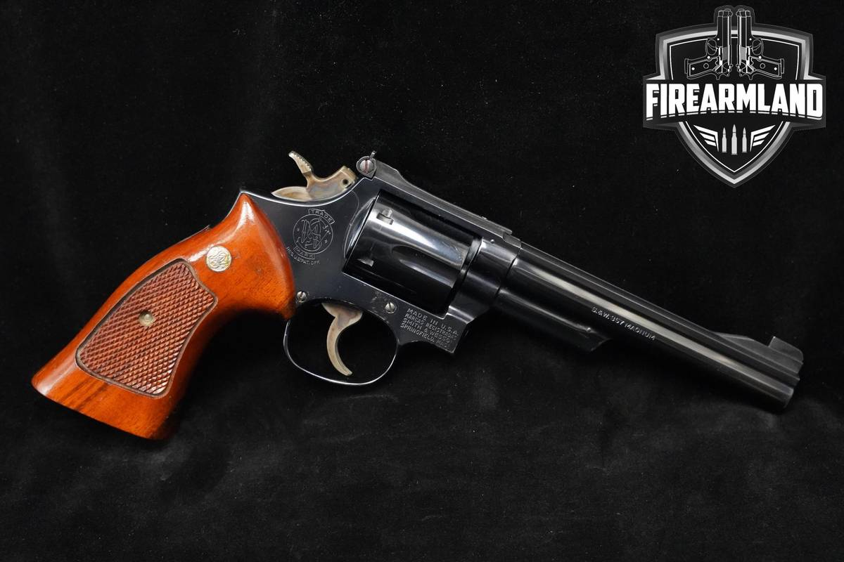 VINTAGE Smith & Wesson (S&W) Model 19-3 357 Magnum 6" Blued S&W 19-3