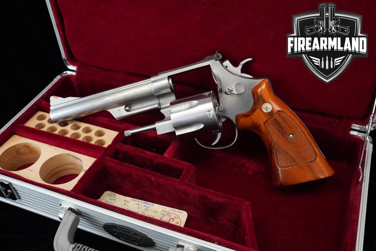 1985 Smith & Wesson (S&W) Model 629-1 44 Magnum 6" S&W 629-1 DA/SA +CASE