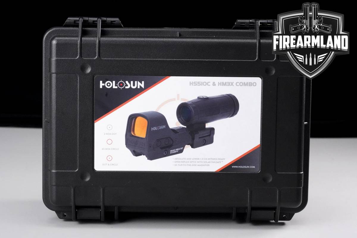 Holosun HS510C & HM3X COMBO Multi-Reticle Holosun HS-510 +ORIG CASE & OPTIC