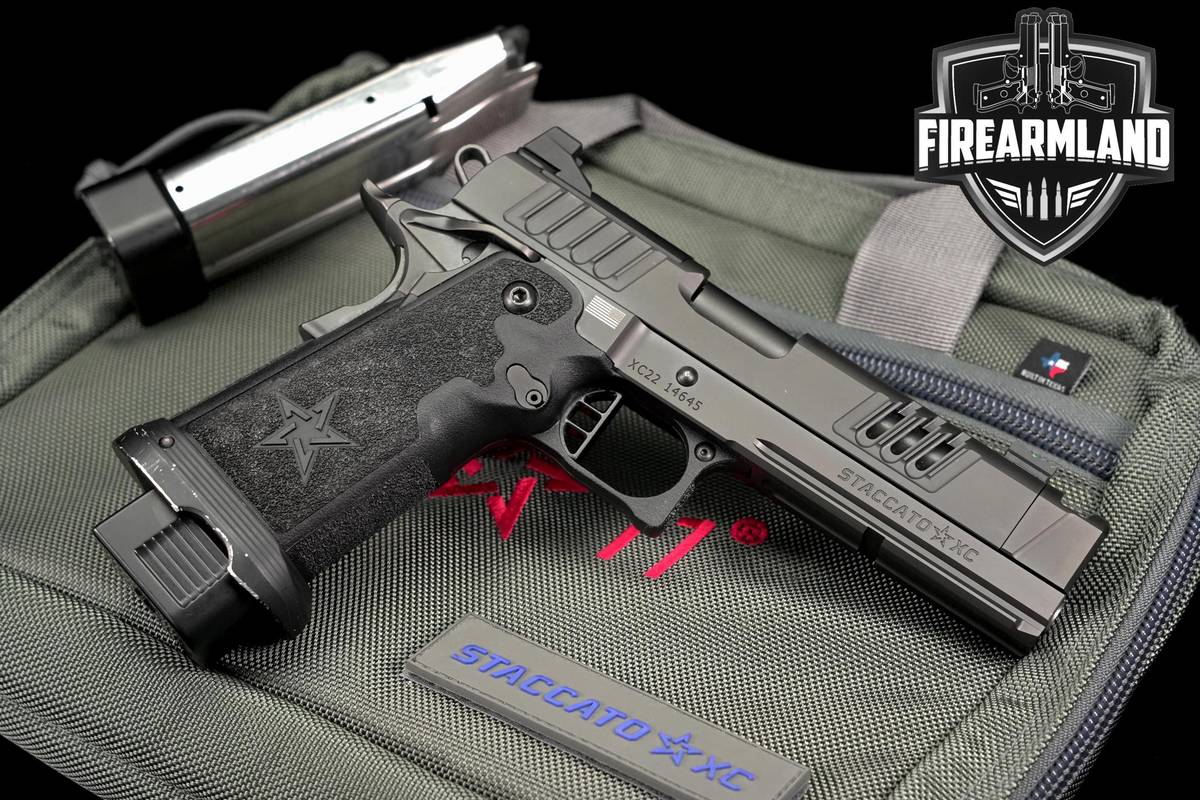 Staccato STI XC 2011 9mm 1911 4.9" DLC Optic-Ready Comp +2 MAGS & ORIG CASE