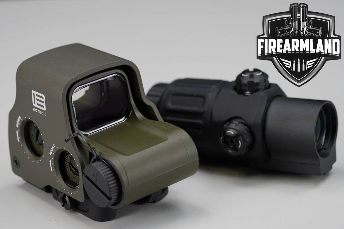 EOTECH HWS EXPS3 & G33 STS 3X Magnifier 1 MOA Red Dot & 68 MOA Circle