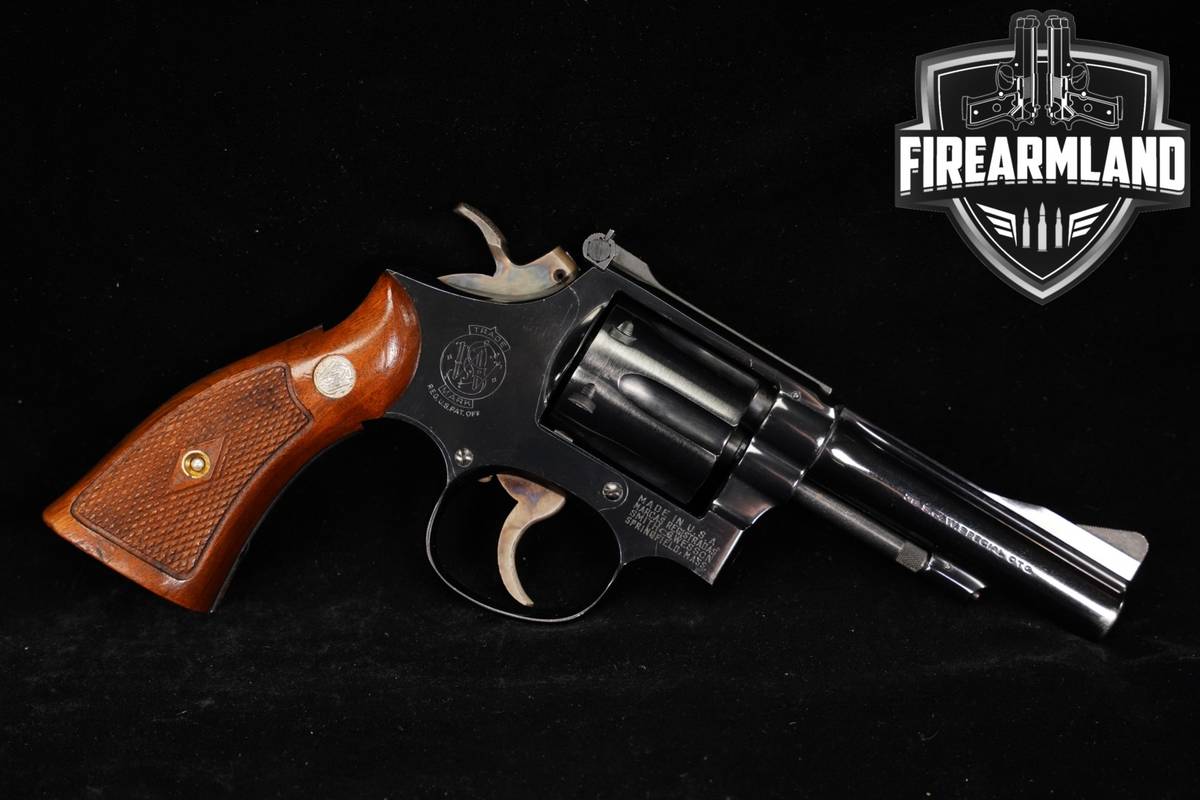1956 Smith & Wesson K-38 Combat Masterpiece S&W 38Spl 4" Blued DA/SA K38