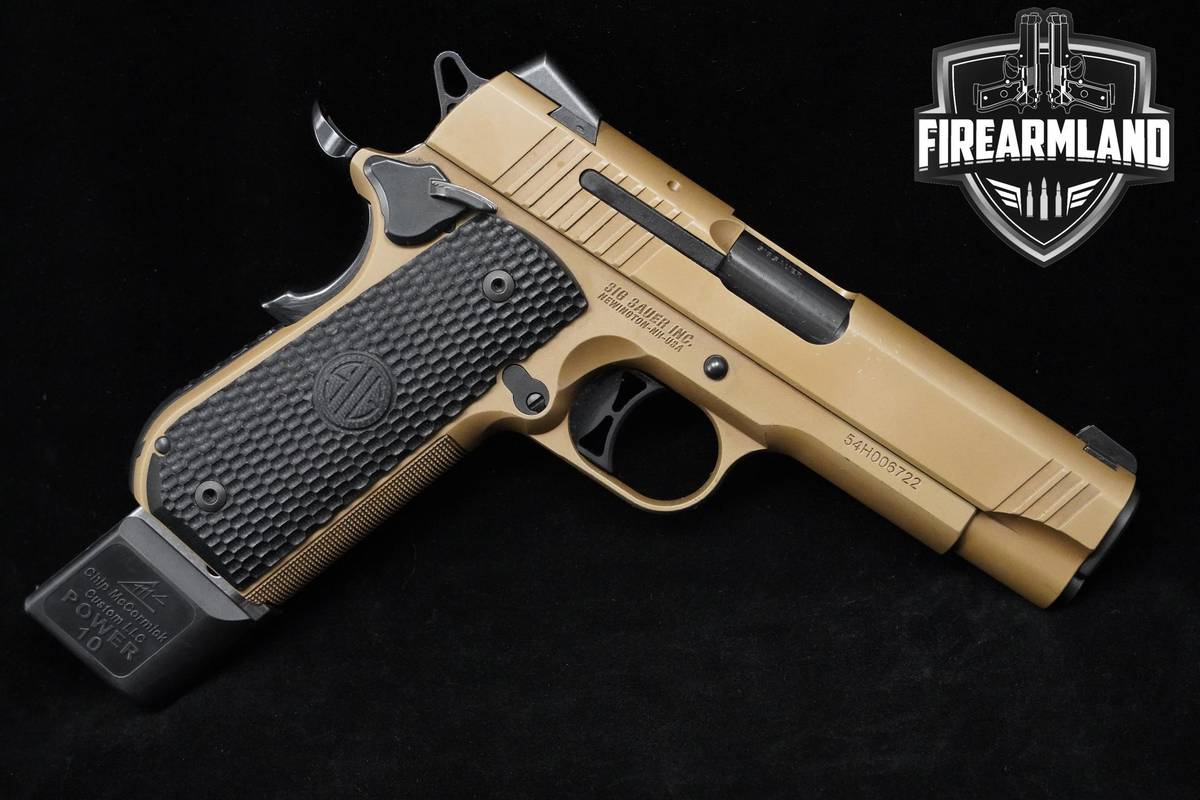 Sig Sauer 1911 Emperor Scorpion Fastback 45 ACP FDE 1911 +3MAGS & ORIG CASE