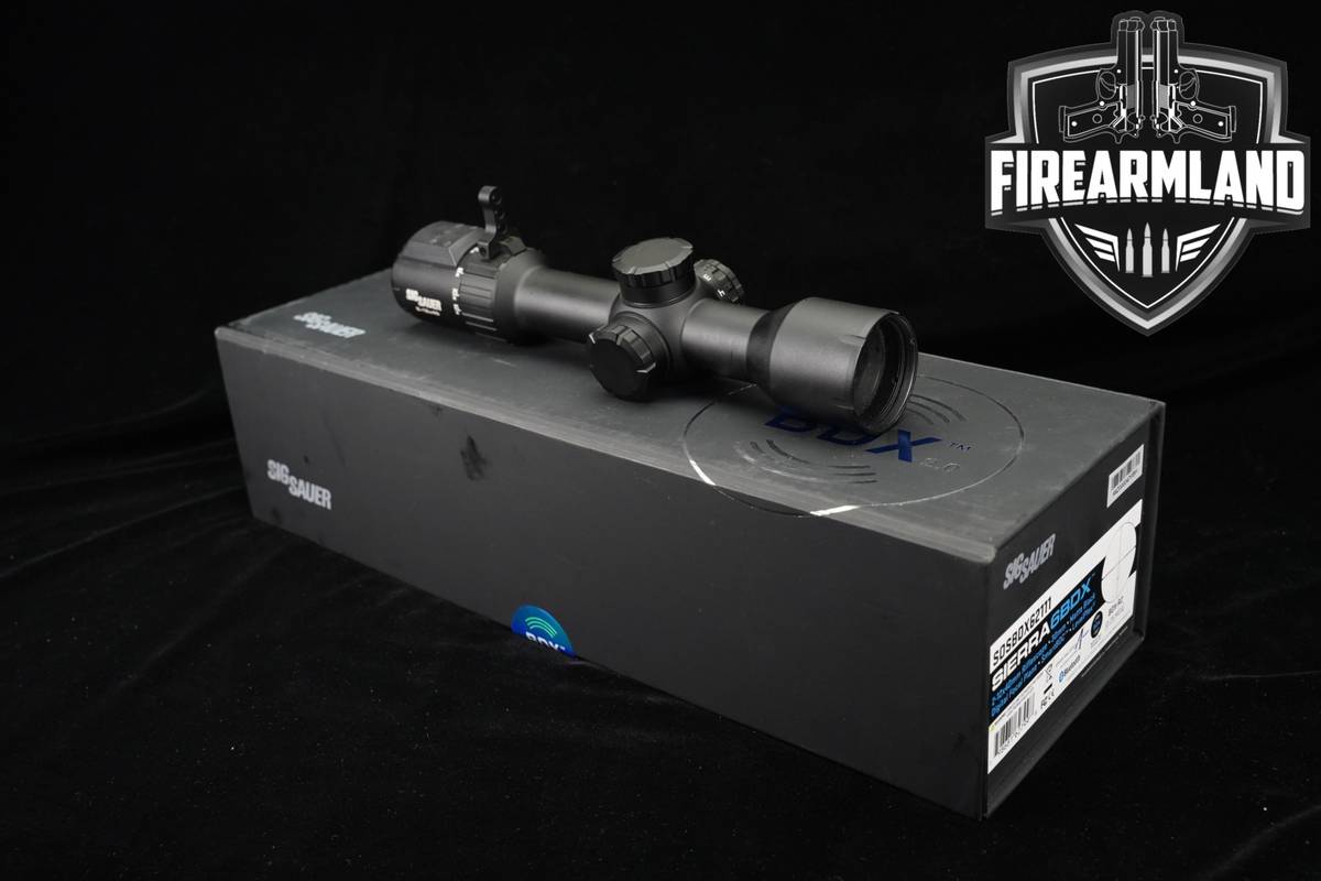 Sig Sauer SIERRA6-DBX Ballistic Calculator Illuminated SFP Scope Sierra 6