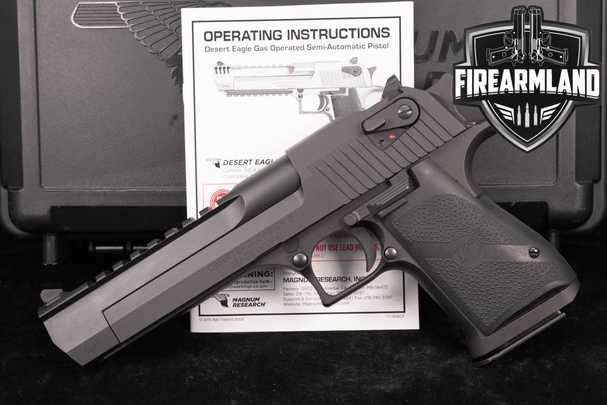 DEAGLE Magnum Research Desert Eagle Mark XIX 50 AE 6" MK 19 +ORIG CASE