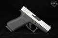 Glock G43X Slimline 9mm Luger Two-Tone Silver & Black in Excellent Condition Image 3