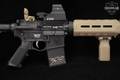 Spikes Tactical ST-15 Gadsden Don't Tread On Me .300 AAC Blackout (7.62x35mm) Black & FDE in Excellent Condition Image 5