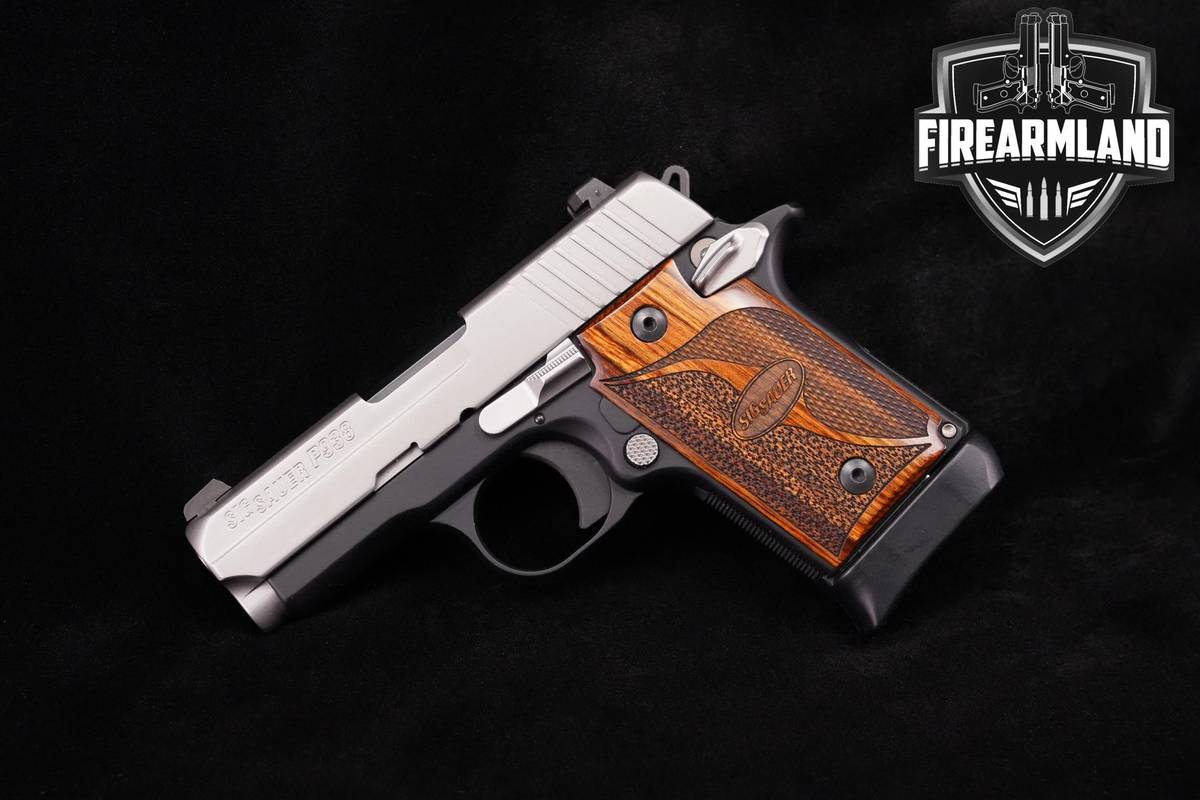 DISCONTINUED Sig Sauer P938 SAS Ambi 9mm 1911 3" P-938 +2 MAGS & ORIG CASE