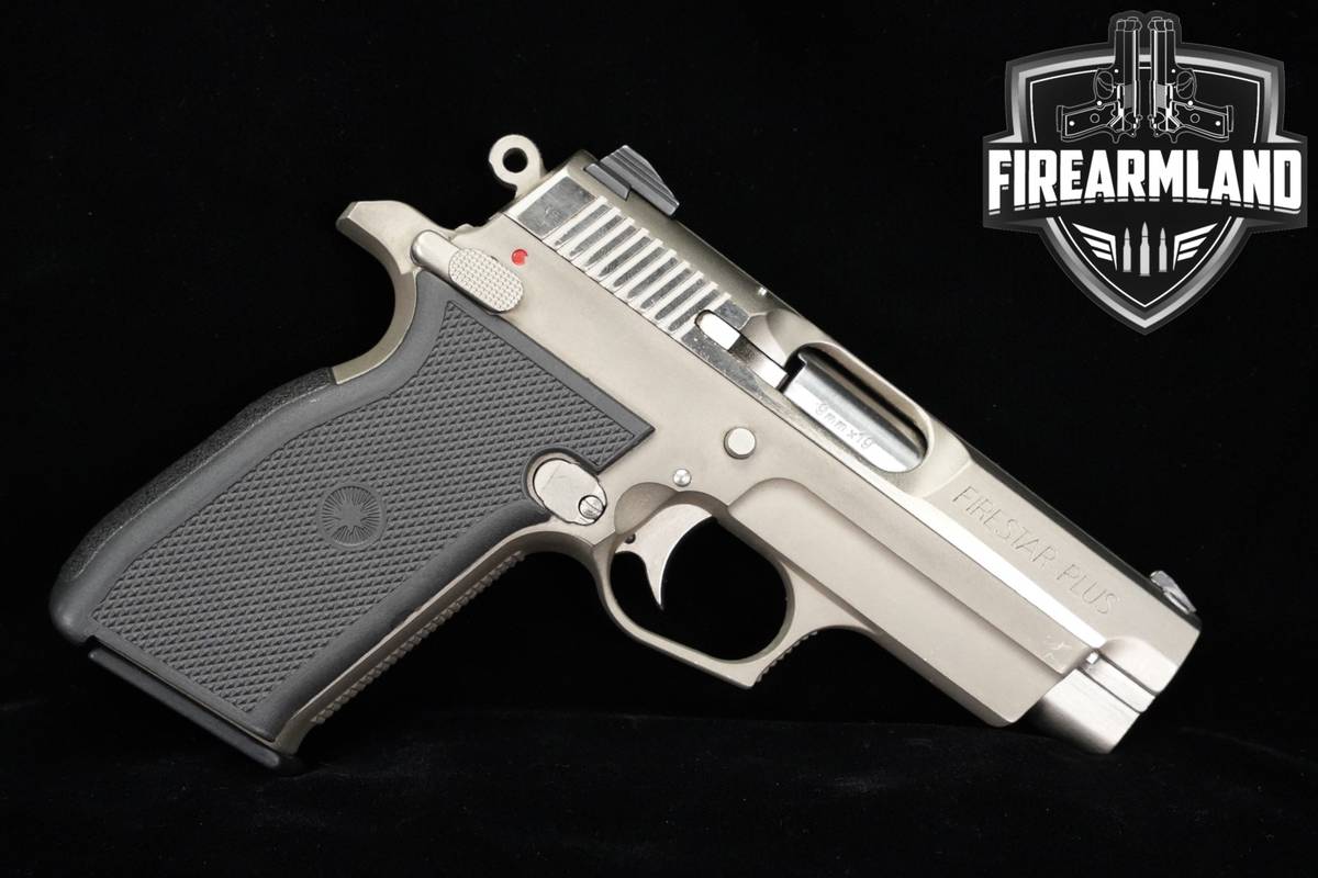 1990s Star Firestar Plus M-243 9mm 3.39" Nickel +2 MAGS & HOLSTER