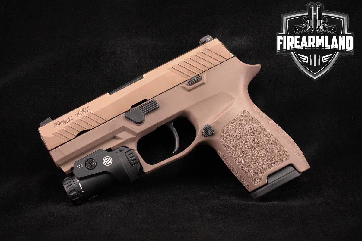 Sig Sauer P320 Compact 9mm 3.6" FDE P-320-C P320C +3 MAGS