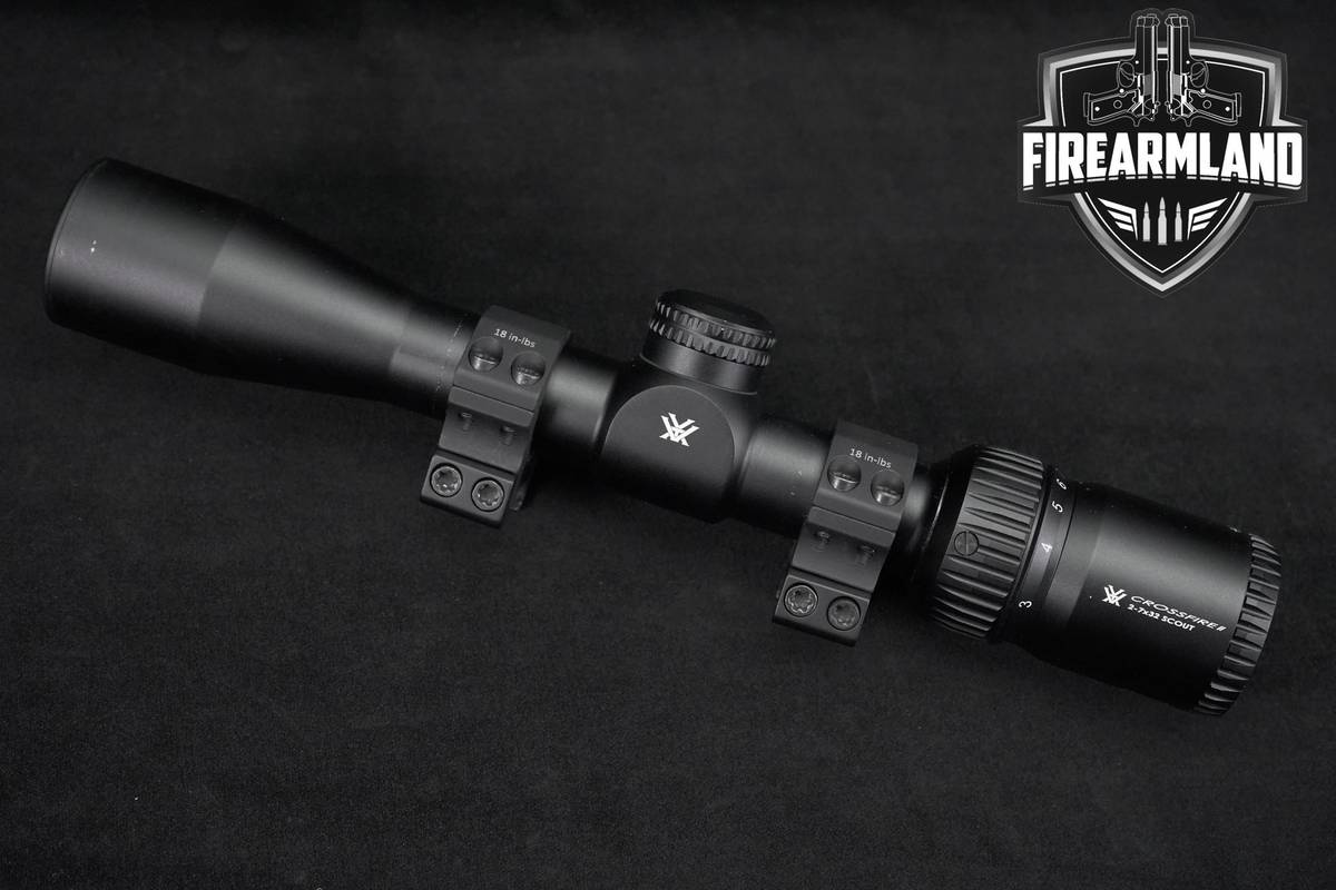 Vortex Optics Crossfire II Scout 2-7x32mm 1" SFP Duplex Reticle Crossfire2