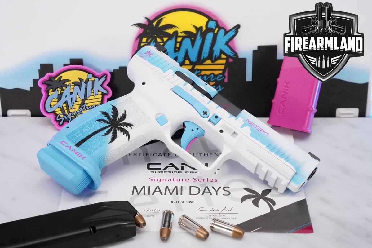 MIAMI DAYS! Canik METE SFT Signature Series 9mm 4.46" TP-9 +FULL KIT & CASE