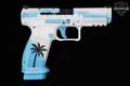 Canik METE SFT Signature Series Miami Days 9mm Luger White/Teal/Pink Cerakote in Excellent Condition Image 3