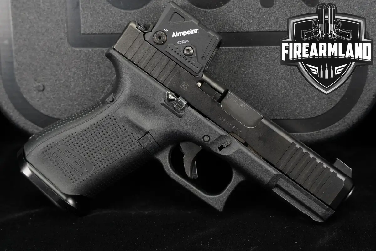 Glock 19 Gen5 MOS G19 Gen 5 9mm +2 MAGS, ORIG CASE, AIMPOINT OPTIC, HOLSTER