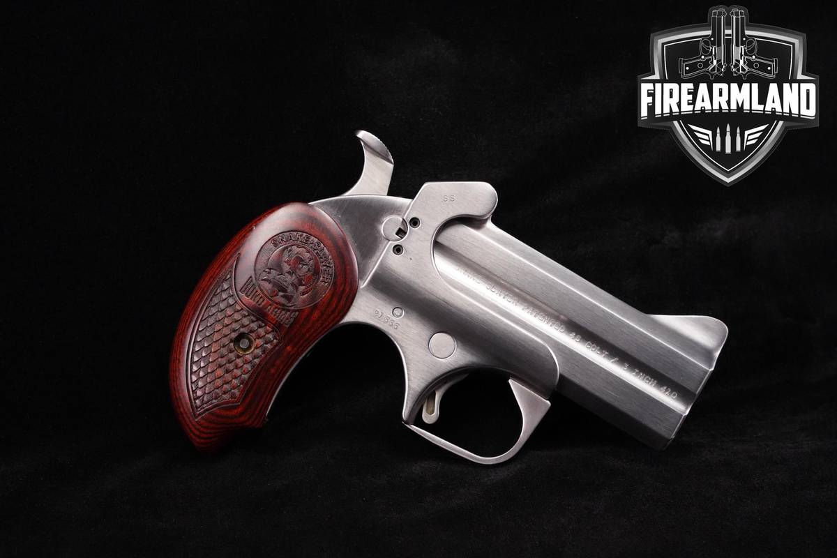 DERRINGER Bond Arms Snake Slayer 45-LC 410-Gauge 3.5" Stainless +ORIG CASE