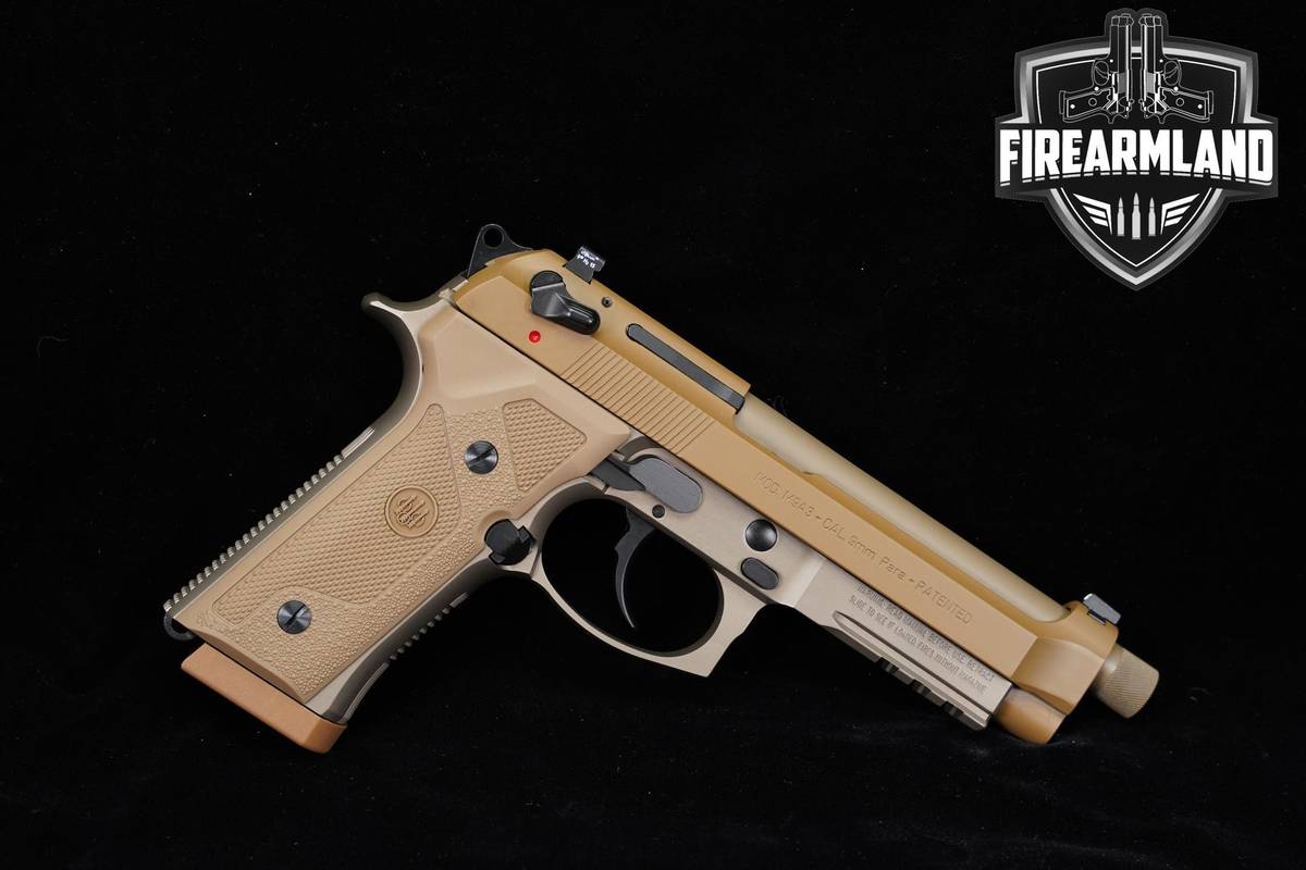 Beretta M9A3 FS 9mm 5.1" FDE M9 A3 Threaded DA/SA +3 MAGS & OG CASE