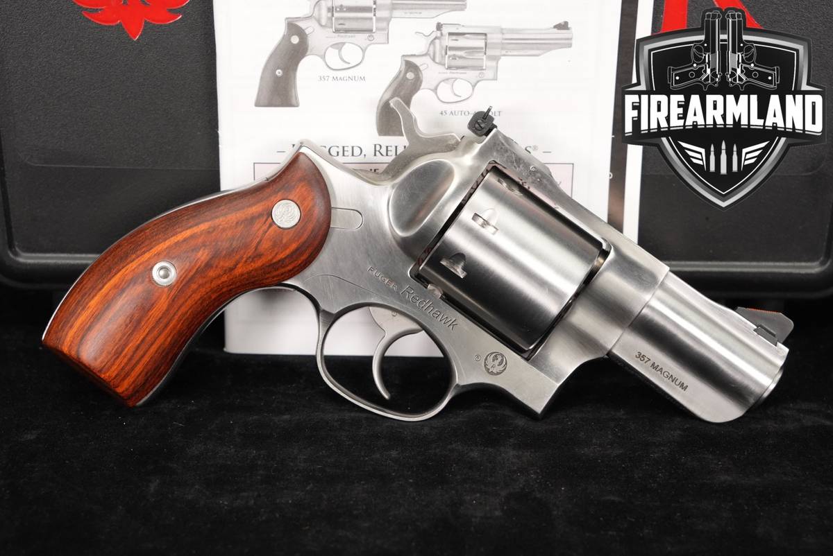 Ruger Redhawk 357 Magnum 2.75 Satin Stainless +ORIG CASE