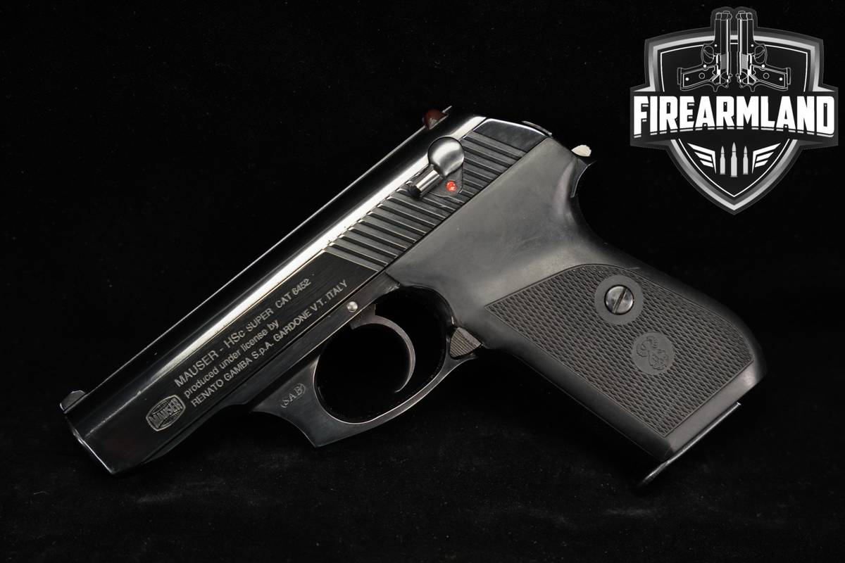 Gamba HSc-SUPER 380 ACP 3.4" Blued DA/SA Mauser ITALY