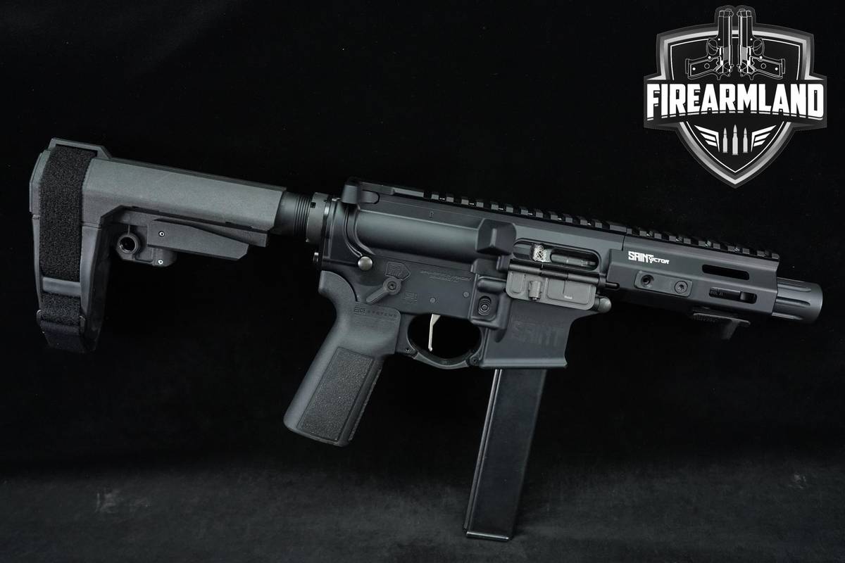 Springfield Armory SAINT Victor 9mm Pistol AR-9 AR9 5.5" Defense +ORIG CASE