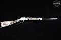 Henry Repeating Arms H004AE Golden Boy American Eagle .22 LR Nickel Plated in Excellent Condition Image 3