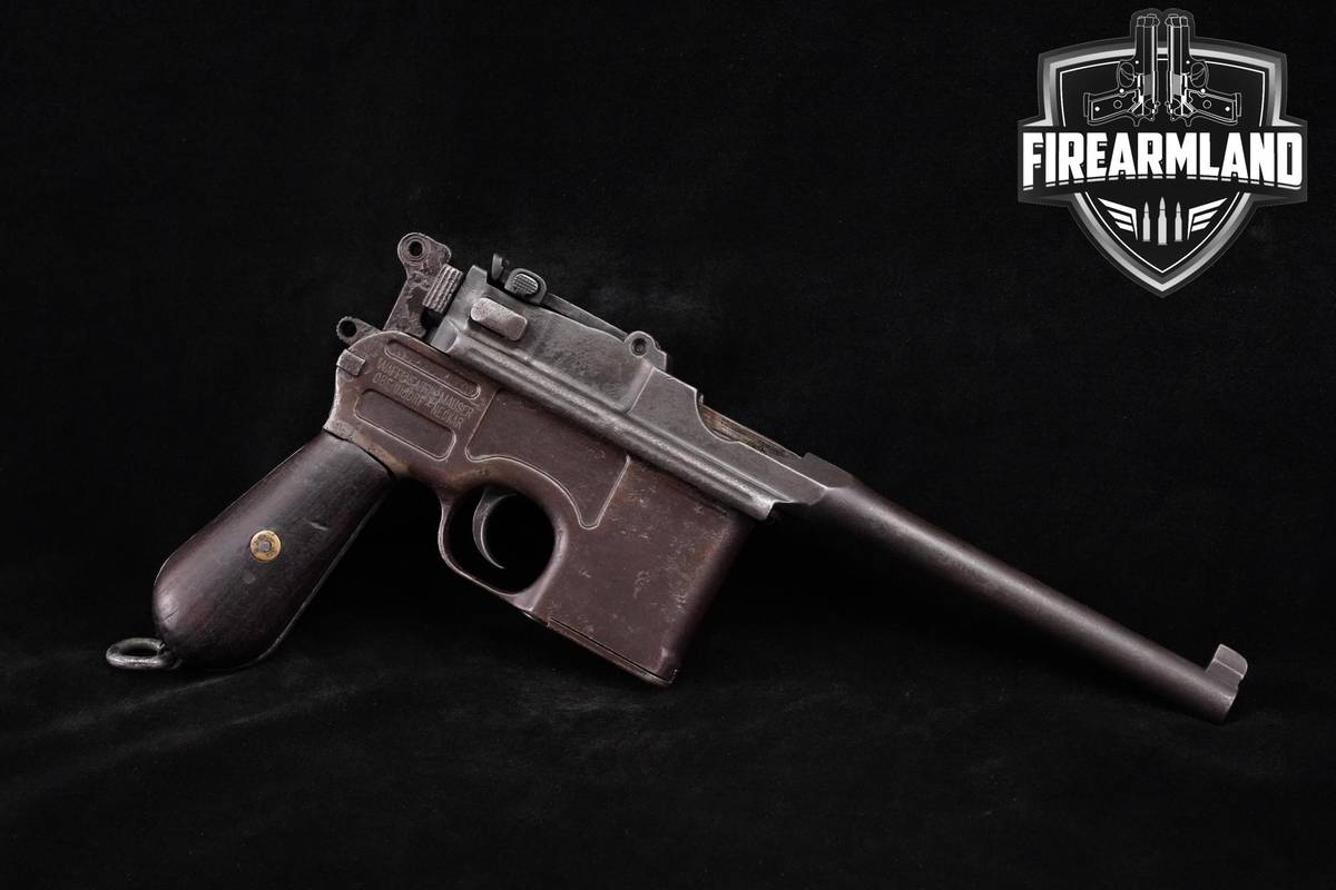 PRE-WW1 1911-1915 Mauser C96 M1898 Pistol-Carbine 7.63mm 5.5" STOCK-HOLSTER