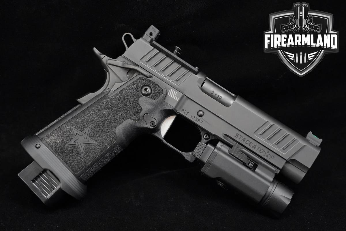 Staccato (STI) Model P 2011 9mm 1911 Staccato-P-2011 +2 MAGS & ORIG CASE