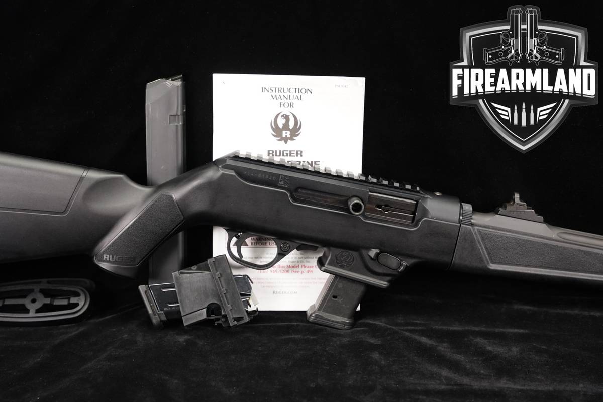 Ruger PC Carbine 9mm 16" THREADED +2 MAGS