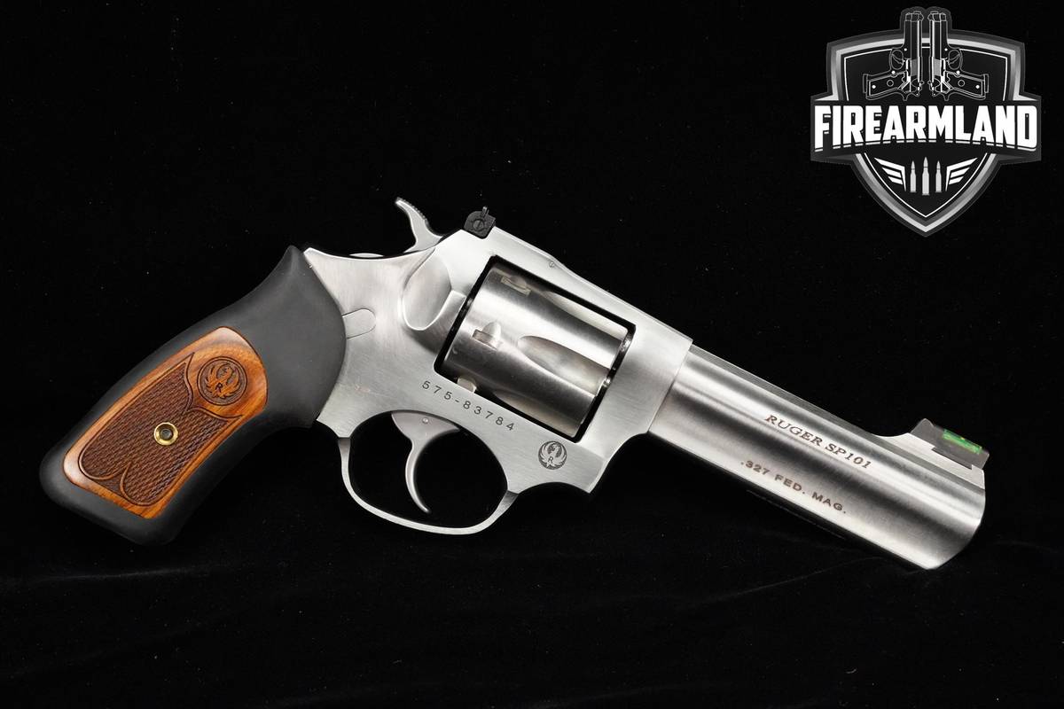 Ruger SP101 327 Federal Magnum 4.2" Satin Stainless