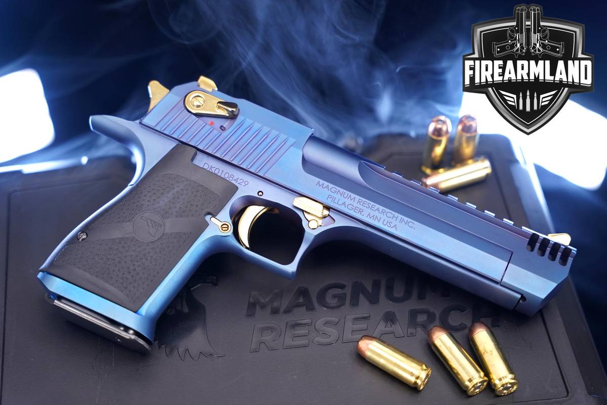 STUNNING Magnum Research Desert Eagle Mark XIX 50 AE 6" Magnum Desert-Eagle
