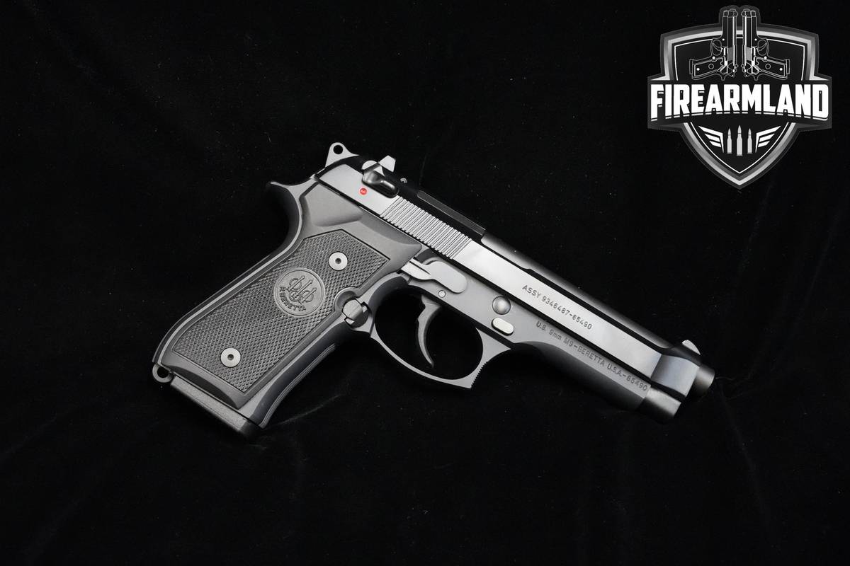 Beretta M9 9mm 4.9" Black Bruniton Beretta-M9 92FS 92-FS 3 MAGS & ORIG CASE