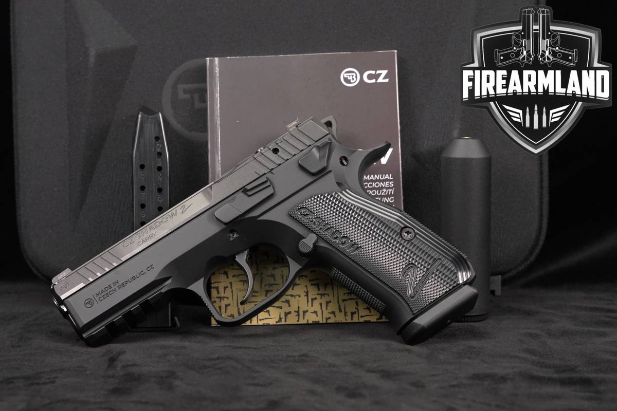 COMPETITION CZ Shadow 2 Carry OR 9mm 4" DA/SA +2MAGS & ORIG CASE