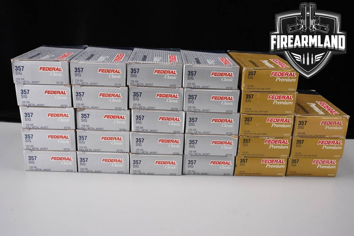 1400 RDS! 357 SIG Ammo 357SIG