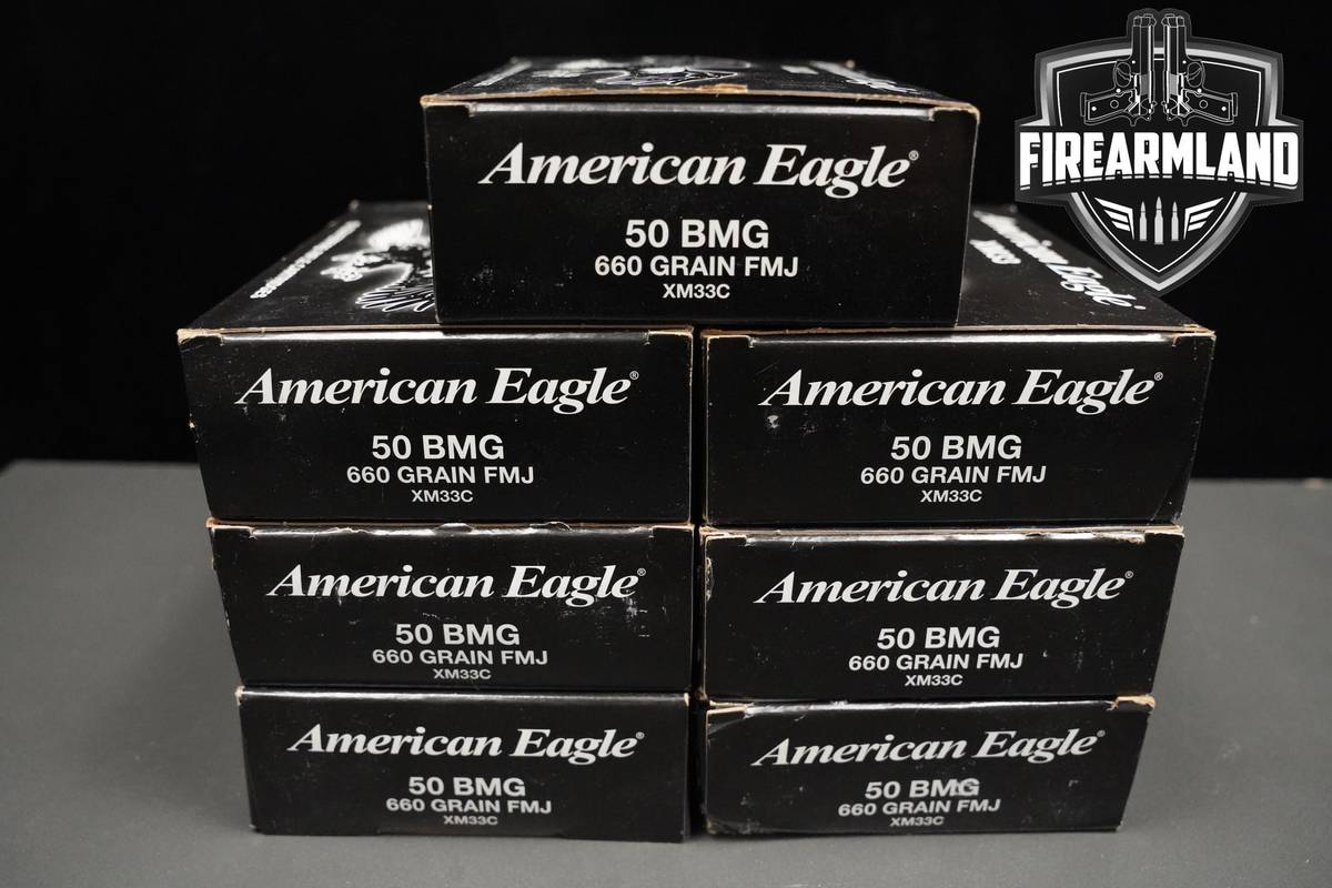 50 BMG Ammo 50-BMG Ammunition 70 ROUNDS