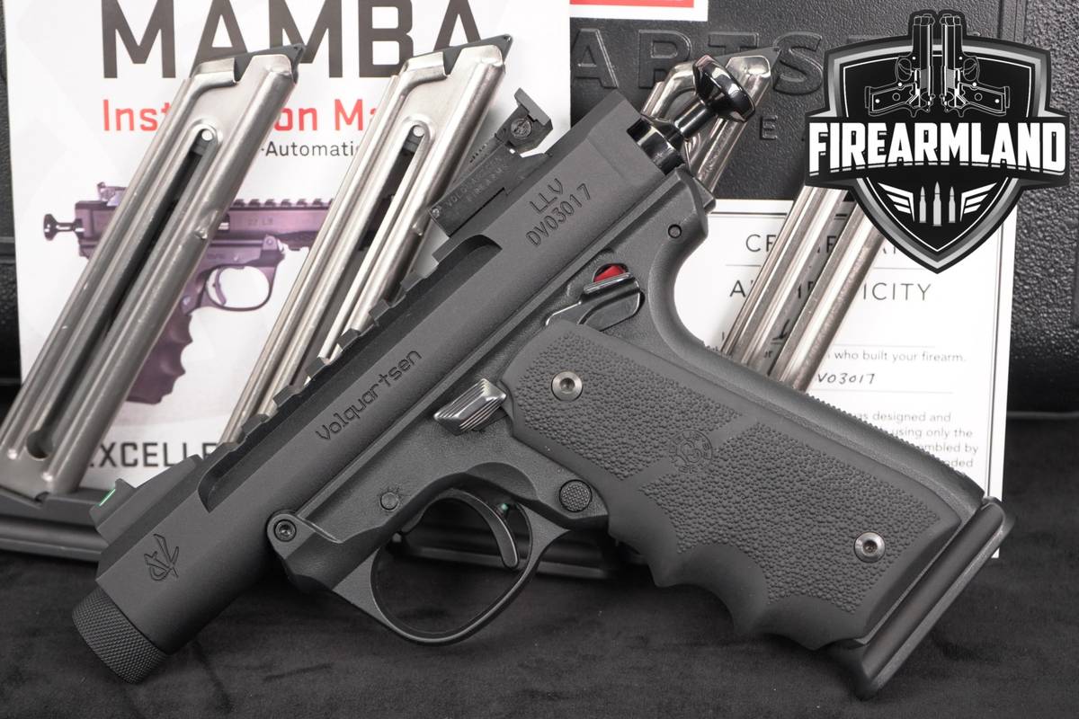 Volquartsen Ruger Mark IV 22/45 Mini Mamba 22LR MK 4 +5 MAGS, ORIG CASE