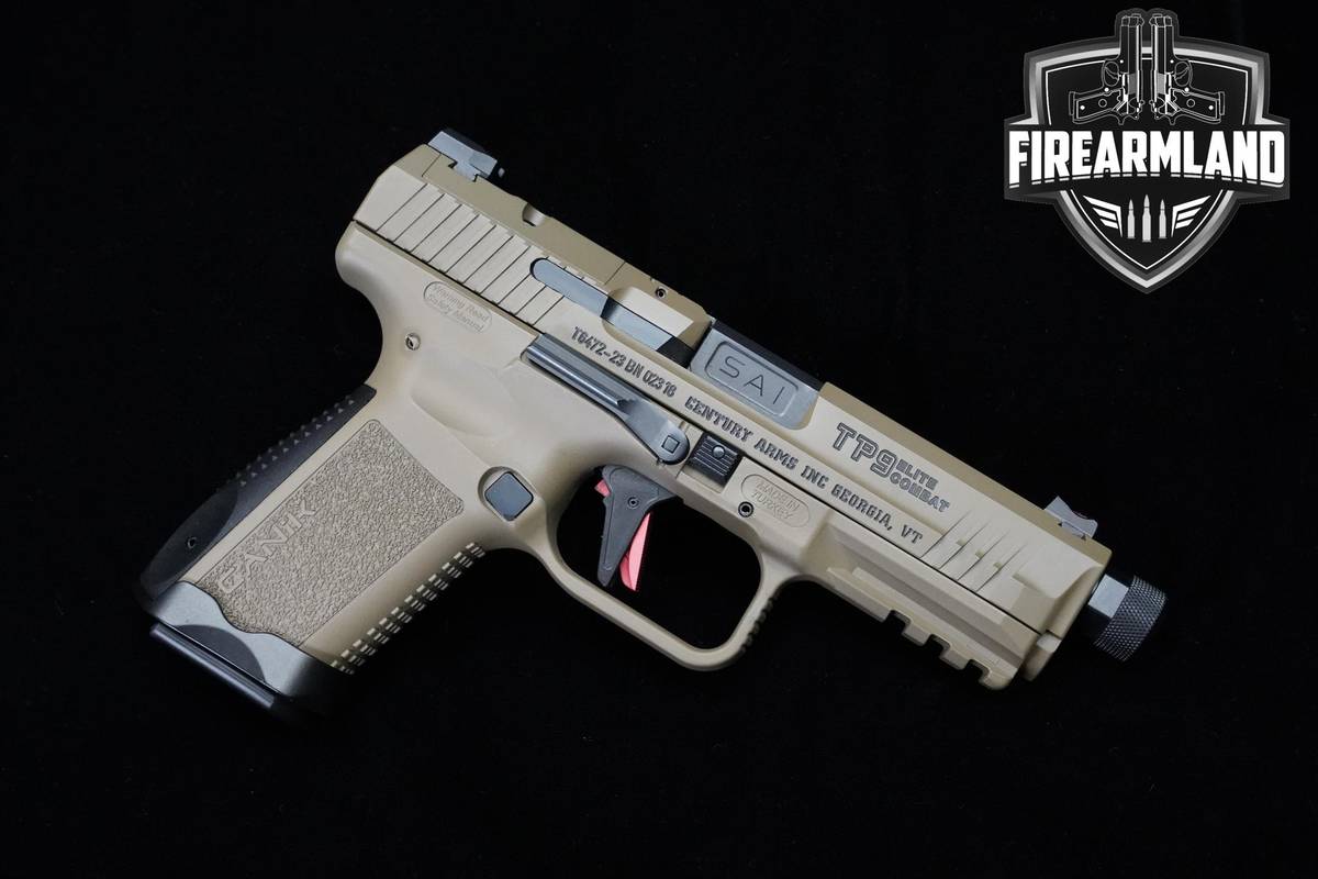 Canik TP9 Elite Combat 9mm 4.75" Canik-TP9 TP-9 2 MAGS, ORIG CASE & HOLSTER