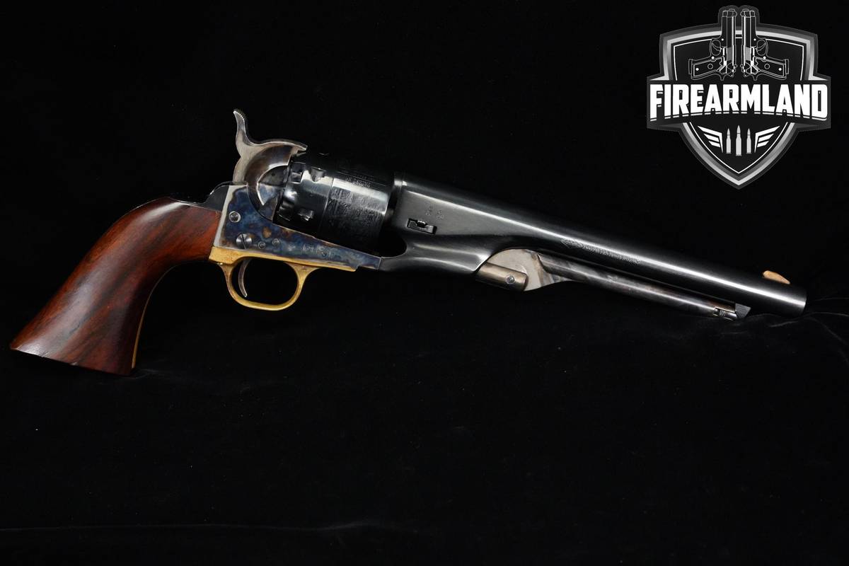 F.lli Pietta 1860 Army .44 Flli 8" Color Case-Hardened & Blued +HOLSTER