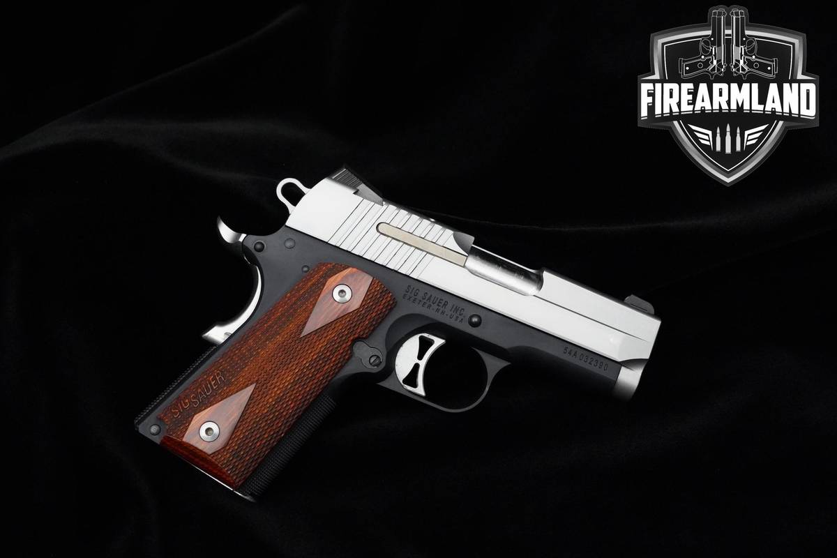 Sig Sauer 1911 U-45-TSS 45 ACP 3.3" Two-Tone Pistol 1911U-45-TSS ORIG CASE