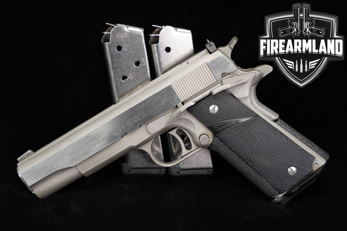 AMT Hardballer 45 ACP 1911 5" Stainless +3 MAGS