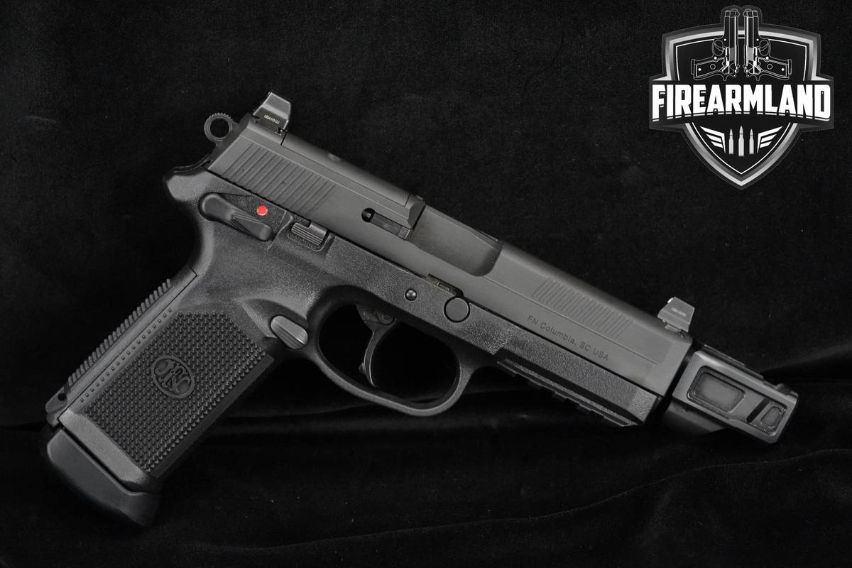 FN FNX-45 Tactical Compensated 45 ACP 5.3" FNX45 +2 MAGS
