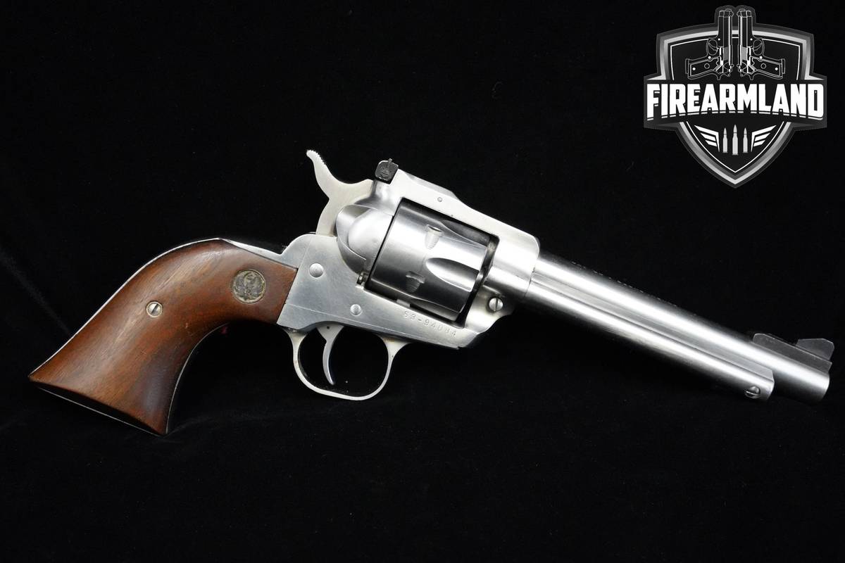 1975 Ruger New Model Single-Six Convertible .22 Mag/LR 5.5" Ruger Stainless
