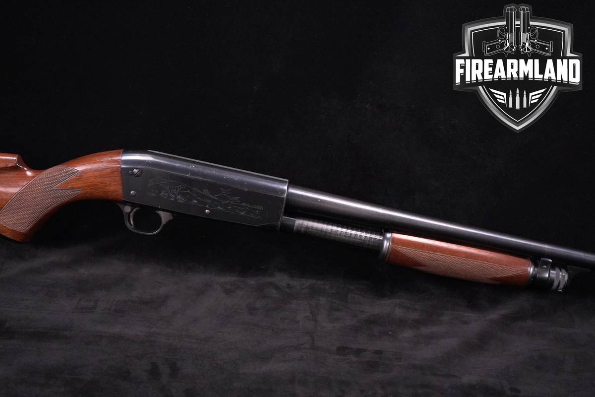 1941 Ithaca Model 37 Featherlight 20-Gauge 28.0" Blued Engraved Receiver